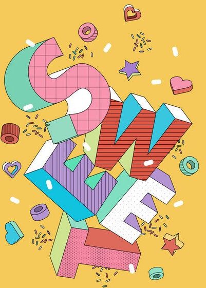 Photocircle Poster / Leinwandbild - SWEET - 3D type