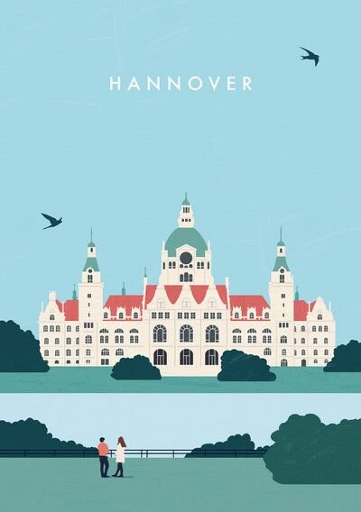 Photocircle Wandbild / Kunstdruck / Poster / Leinwand - Hannover