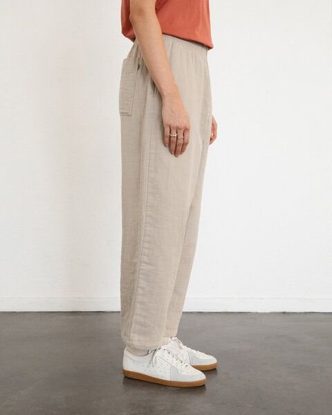 Rotholz Weite Hose Bio Baumwolle