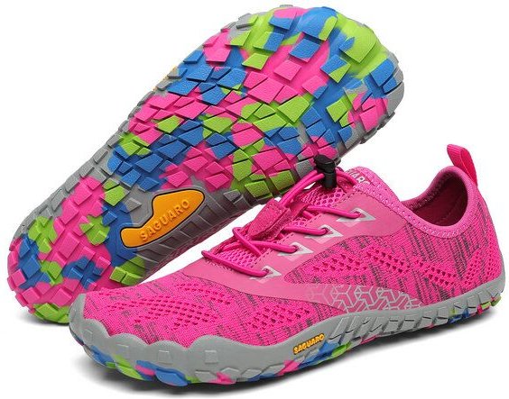 SAGUARO Barfußschuhe vegan Sport-Schuhe Damen Herren Minimalschuhe Laufschuhe