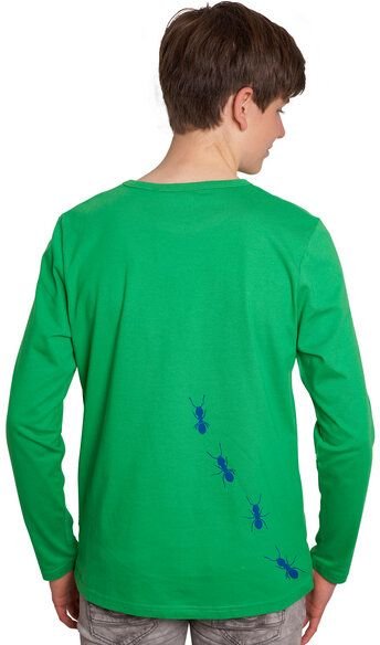 HANDGEDRUCKT "Ameisen" Männer Longsleeve