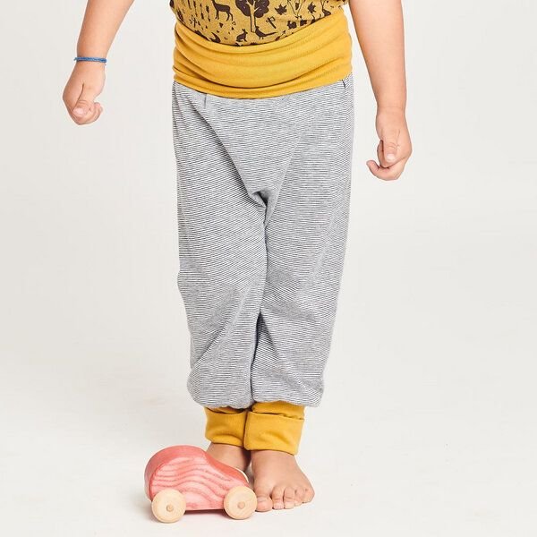 Cheeky Apple Pumphose aus Bio-Baumwolle "Ringel" Weiß/Navy