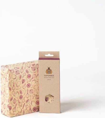 SuperBee Bienenwachsbeutel für Lebensmittel 3 Größen - verschiedene Größen & Designs