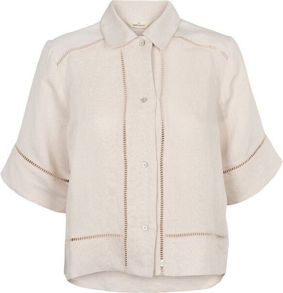 Basic Apparel Arina, Sommer-Bluse aus Leinen und Ecovero