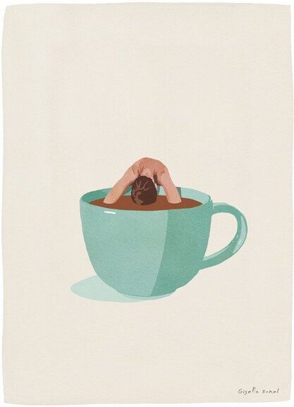 Photocircle Wandbild / Poster / Leinwand - Coffee