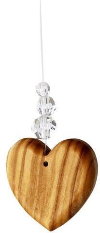 Mitienda Shop Fensterdeko Herz mit 3 Perlen, Mobile