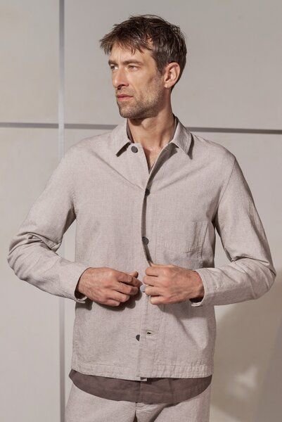 About Companions Lässige Jacke ASIR aus festem 230g Bio-Baumwoll-Canvas.