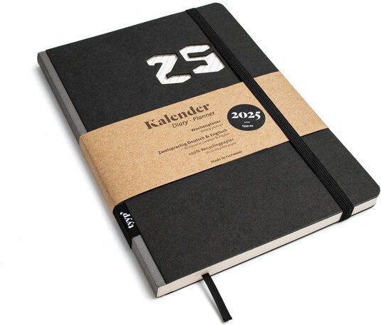 tyyp Taschenkalender 2025 (Schwarz)