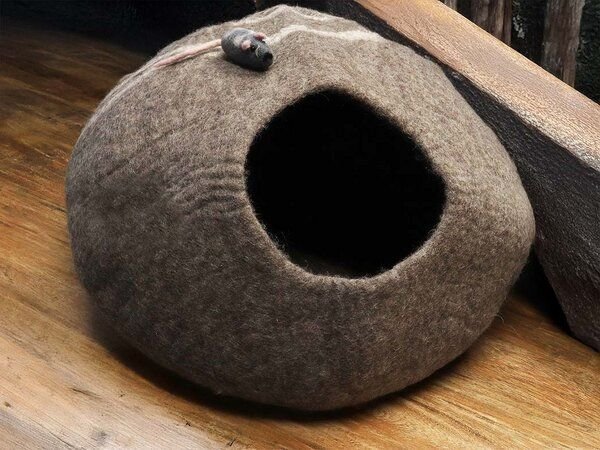 WoolFit Katzenhöhle aus Filz