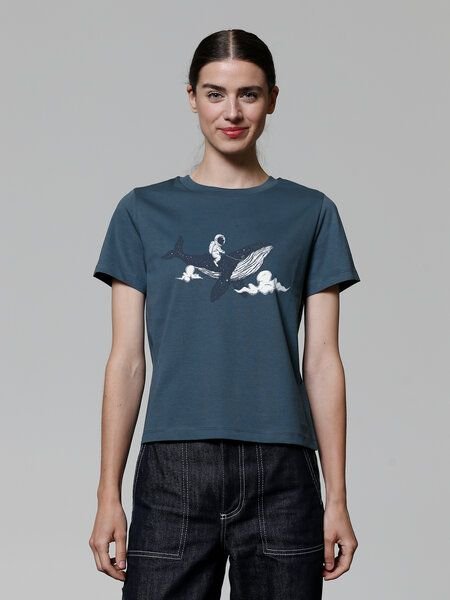 Thumbnail - watapparel T-Shirt Frauen Spacewhale