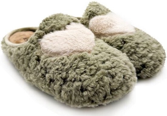 Rec Fluffy Heart Slipper von thies ® aus recyceltem PES