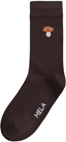 Gerippte Socken Stickerei 1er Pack | von MELA | Fairtrade & GOTS zertifiziert