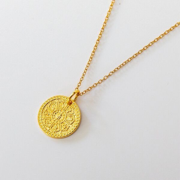 Divasya Gold-Halskette Om Mantra