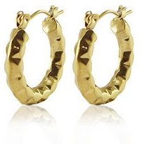 Creolen mit Struktur, Cool & Schick in 20mm von Elektropulli