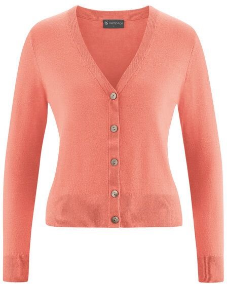 Hempage Damen Strickjacke kurz Hanf/Bio-Baumwolle