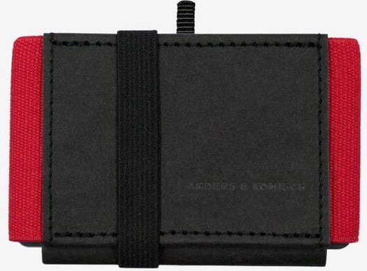 ANDERS & KOMISCH MINI PRO Wallet Schwarz – Kleiner Geldbeutel mit Münzfach - bequemer Kartenzugriff