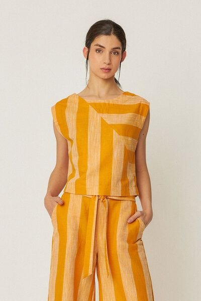 SKFK Top Lesia - Yellow Stripes