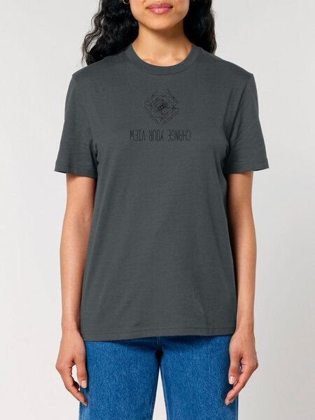 Human Family Bio Unisex Rundhals T-Shirt "Create - Change your view"