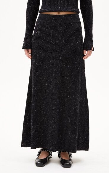 ARMEDANGELS HANAA TWEED Damen Strickrock aus recyclem Bio-Woll Mix