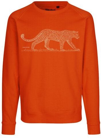 Thumbnail - Peaces.bio - handbedruckte Biomode Bio Damen Sweatshirt Loose Fit Leopard