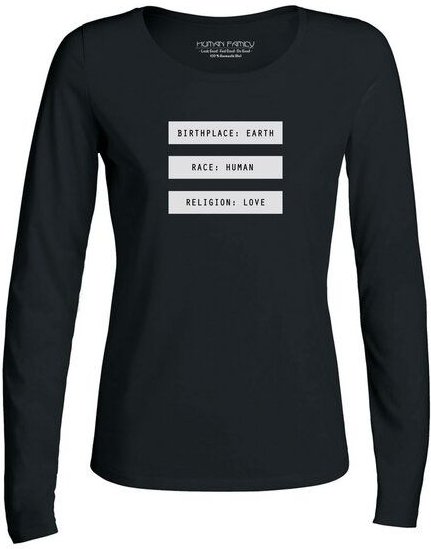 Human Family Damen Longsleeve - "Have Fun - Human"