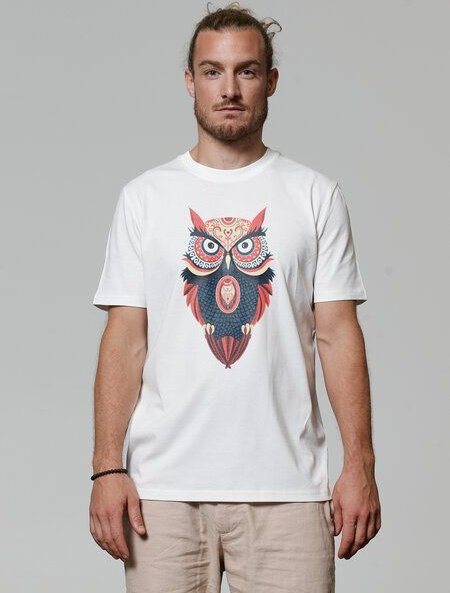 watapparel T-Shirt Unisex Colorful Owl
