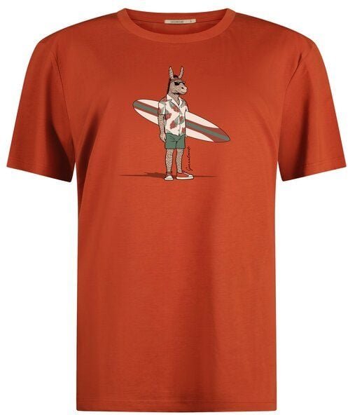 GREENBOMB Print T-Shirt Animal Donkey Surf Guide