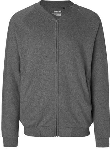 Neutral® Herren Unisex Sweatjacke ohne Kapuze
