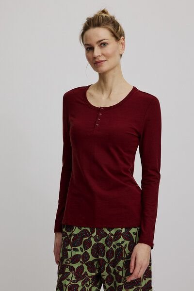 TRANQUILLO Henley-Shirt aus Tencel (W25BAS11)