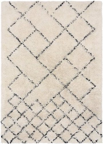 Fable & Loom Hochflor Wollteppich AMINE | Handgetuftet