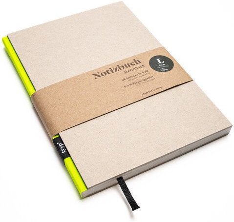 tyyp Design-Notizbuch A5 100 % Recyclingpapier „BerlinBook“