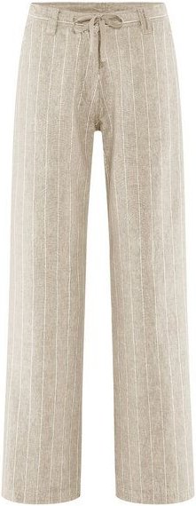 HempAge Gestreifte Marlene Hose aus Hanf/Biobaumwolle
