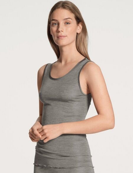 Calida Tank-Top aus Wolle-Seide "True Confidence"