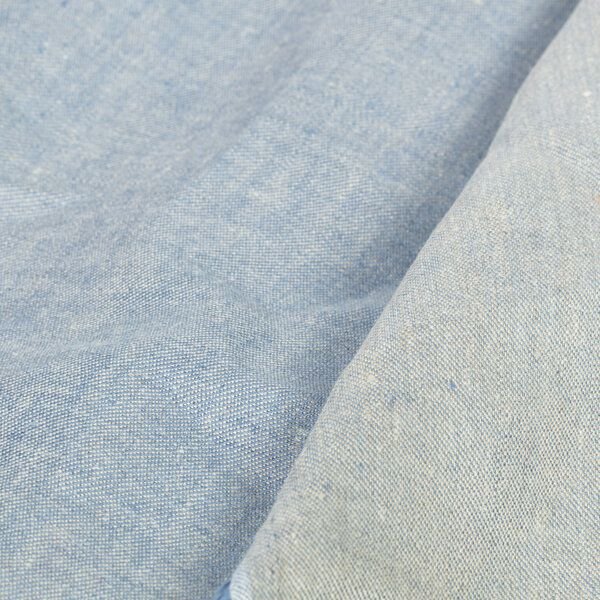 Vieböck Leinengewebe Denim in Köperbindung aus 100% Bioleinen (77,50€ /m)