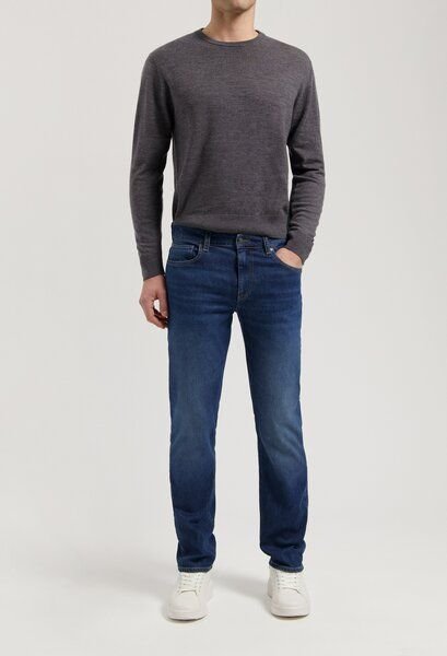 MUD Jeans Bryce Mid Straight - Rustic Blue