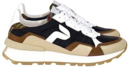 PANAFRICA Akanda - Unisex Recycling Sneaker - White/Noir/Camo/Paon/Bleu/Verde/Arbousse