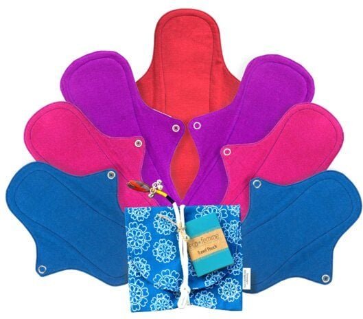 Ecofemme / Bio Stoffbinden Bio Stoffbinden Full Cycle Kit - 7 Stück