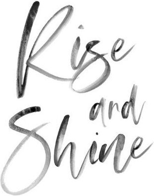 Photocircle Poster / Leinwandbild - Rise and Shine No3