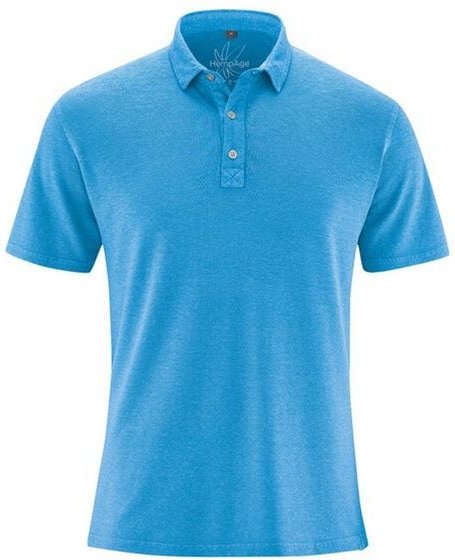 HempAge Herren Poloshirt Hanf/Bio-Baumwolle