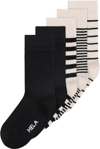 MELA Basic Socken im 5er-Pack aus Biobaumwoll-Mix