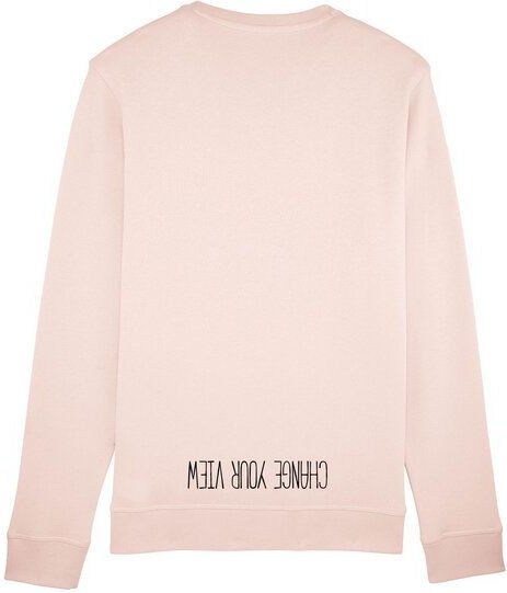 Human Family Bio Unisex Rundhals-Sweatshirt - "Change your view"