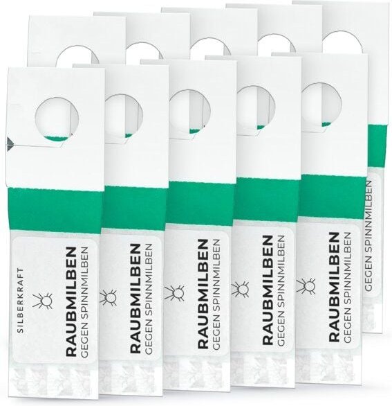 Thumbnail - Silberkraft Raubmilben gegen Spinnmilben an Grünpflanzen