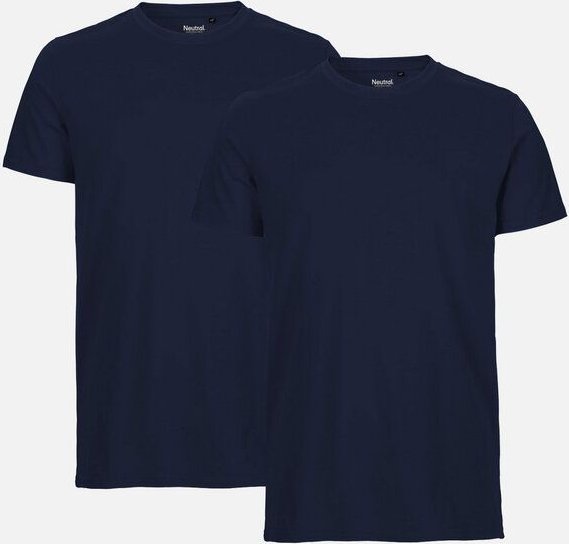 NEUTRAL® Doppelpack Herren Bio Tshirt - Bio Baumwolle
