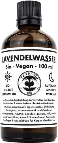 Two Hands BIO Lavendelwasser - Bio - Vegan - 100 ml