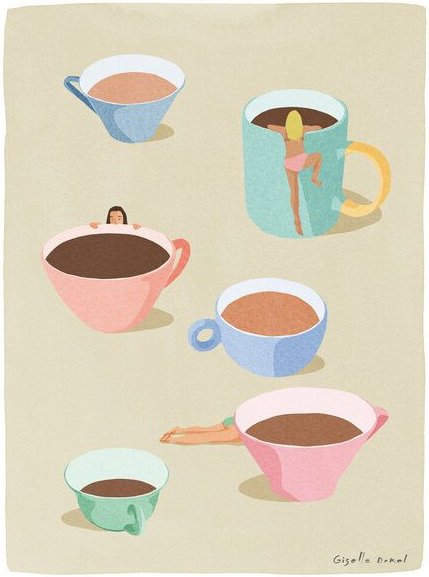 Photocircle Wandbild / Poster / Leinwand - Coffee Girls