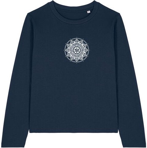 Brandless Basic Bio Damen Longsleeve Anahata Chakra 180 g/m² XS - XXL