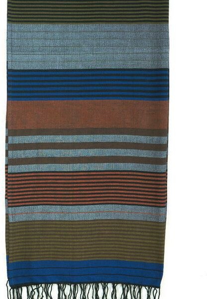 Karawan authentic Hamamtuch Fouta ebony, Biobaumwolle, 100 x 200 cm