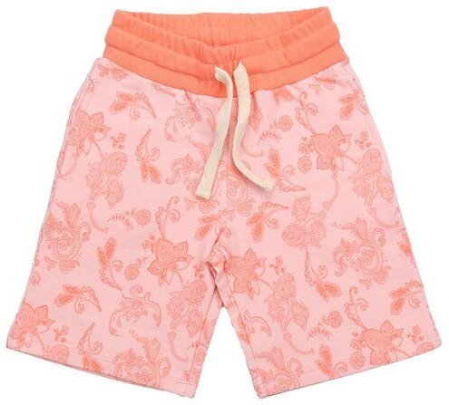 Cotokids Kinder Shorts – Hellrosa mit Paisleymuster, elastischer Bund mit Kordel, leicht & bequem, Sommer-Shorts | Walki...