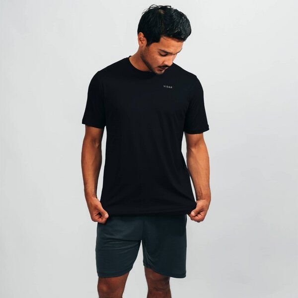 VIDAR Sport Herren Natural Performance Tee aus TENCEL Lyocell und SEACELL