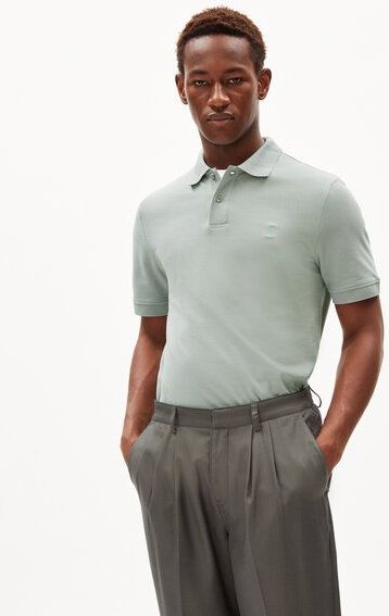 ARMEDANGELS FIBRAAS - Herren Polo T-Shirt Regular Fit aus Bio-Baumwolle
